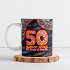Adelaide Crows NAIDOC Week 2026 Ceramic Mug Australian Aboriginal Dot Art Dreamtime Pattern Style