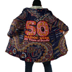 Adelaide Crows NAIDOC Week 2026 Cloak Australian Aboriginal Dot Art Dreamtime Pattern Style