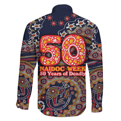 Adelaide Crows NAIDOC Week 2026 Family Matching Mermaid Dress and Hawaiian Shirt Australian Aboriginal Dot Art Dreamtime Pattern Style