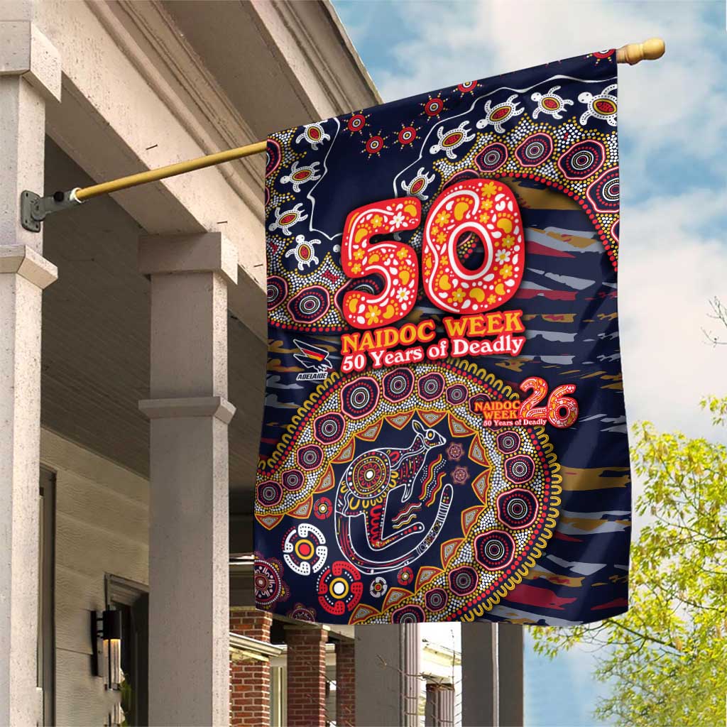 Adelaide Crows NAIDOC Week 2026 Garden Flag Australian Aboriginal Dot Art Dreamtime Pattern Style