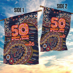 Adelaide Crows NAIDOC Week 2026 Garden Flag Australian Aboriginal Dot Art Dreamtime Pattern Style