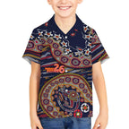 Adelaide Crows NAIDOC Week 2026 Hawaiian Shirt Australian Aboriginal Dot Art Dreamtime Pattern Style