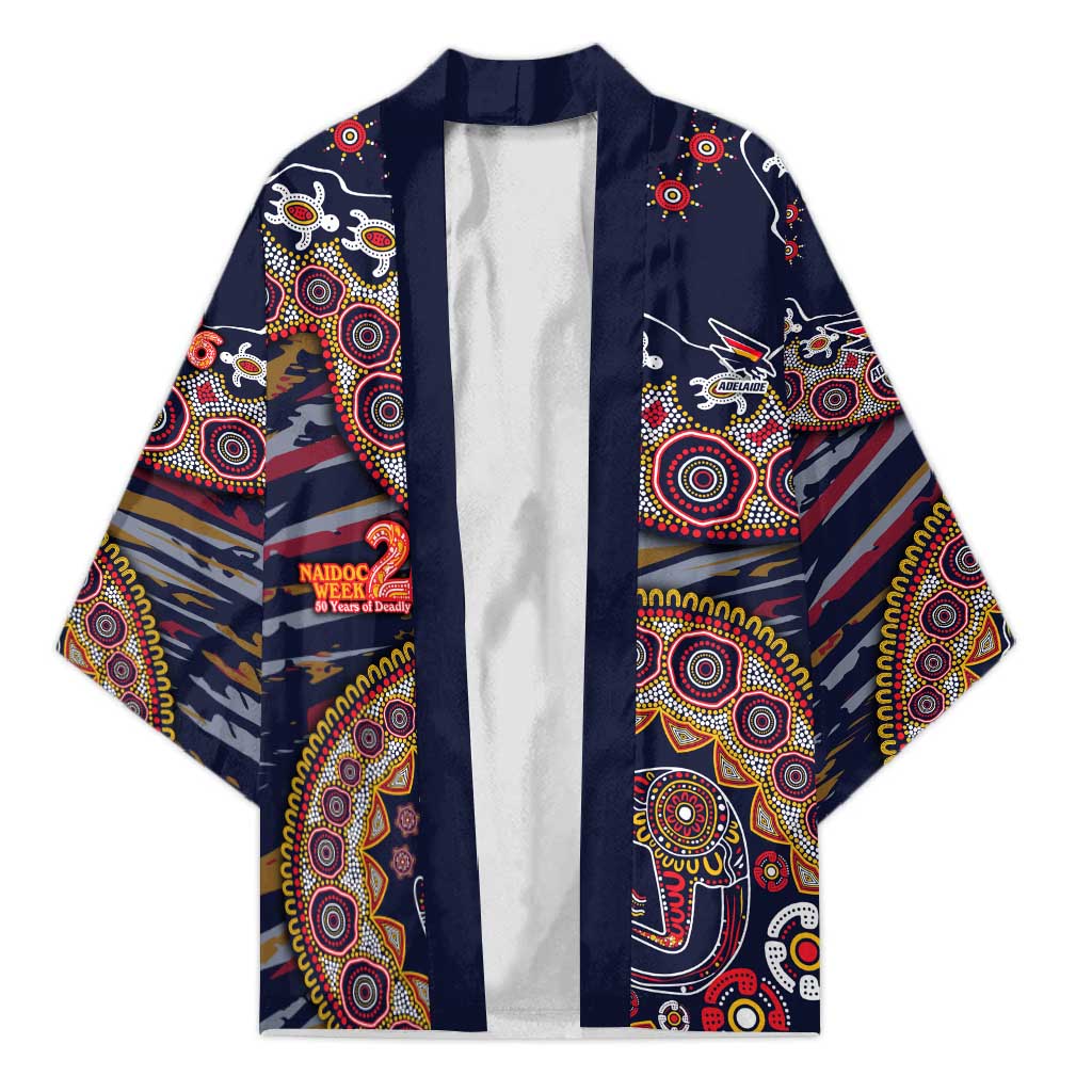 Adelaide Crows NAIDOC Week 2026 Kimono Australian Aboriginal Dot Art Dreamtime Pattern Style