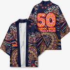 Adelaide Crows NAIDOC Week 2026 Kimono Australian Aboriginal Dot Art Dreamtime Pattern Style
