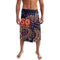 Adelaide Crows NAIDOC Week 2026 Lavalava Australian Aboriginal Dot Art Dreamtime Pattern Style