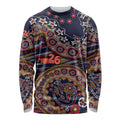 Adelaide Crows NAIDOC Week 2026 Long Sleeve Shirt Australian Aboriginal Dot Art Dreamtime Pattern Style