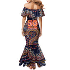 Adelaide Crows NAIDOC Week 2026 Mermaid Dress Australian Aboriginal Dot Art Dreamtime Pattern Style
