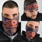 Adelaide Crows NAIDOC Week 2026 Neck Gaiter Australian Aboriginal Dot Art Dreamtime Pattern Style