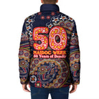 Adelaide Crows NAIDOC Week 2026 Padded Jacket Australian Aboriginal Dot Art Dreamtime Pattern Style