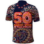 Adelaide Crows NAIDOC Week 2026 Polo Shirt Australian Aboriginal Dot Art Dreamtime Pattern Style