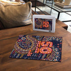 Adelaide Crows NAIDOC Week 2026 Puzzle Australian Aboriginal Dot Art Dreamtime Pattern Style