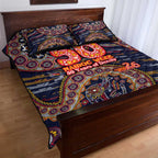 Adelaide Crows NAIDOC Week 2026 Quilt Bed Set Australian Aboriginal Dot Art Dreamtime Pattern Style