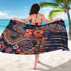 Adelaide Crows NAIDOC Week 2026 Sarong Australian Aboriginal Dot Art Dreamtime Pattern Style