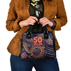 Adelaide Crows NAIDOC Week 2026 Shoulder Handbag Australian Aboriginal Dot Art Dreamtime Pattern Style