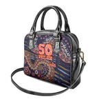 Adelaide Crows NAIDOC Week 2026 Shoulder Handbag Australian Aboriginal Dot Art Dreamtime Pattern Style