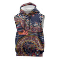 Adelaide Crows NAIDOC Week 2026 Sleeveless Hoodie Australian Aboriginal Dot Art Dreamtime Pattern Style