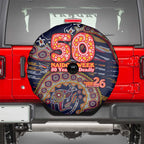 Adelaide Crows NAIDOC Week 2026 Spare Tire Cover Australian Aboriginal Dot Art Dreamtime Pattern Style