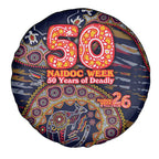 Adelaide Crows NAIDOC Week 2026 Spare Tire Cover Australian Aboriginal Dot Art Dreamtime Pattern Style