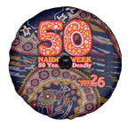 Adelaide Crows NAIDOC Week 2026 Spare Tire Cover Australian Aboriginal Dot Art Dreamtime Pattern Style