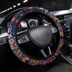 Adelaide Crows NAIDOC Week 2026 Steering Wheel Cover Australian Aboriginal Dot Art Dreamtime Pattern Style