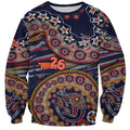 Adelaide Crows NAIDOC Week 2026 Sweatshirt Australian Aboriginal Dot Art Dreamtime Pattern Style