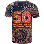 Adelaide Crows NAIDOC Week 2026 T Shirt Australian Aboriginal Dot Art Dreamtime Pattern Style