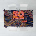 Adelaide Crows NAIDOC Week 2026 Tablecloth Australian Aboriginal Dot Art Dreamtime Pattern Style
