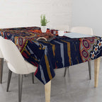 Adelaide Crows NAIDOC Week 2026 Tablecloth Australian Aboriginal Dot Art Dreamtime Pattern Style