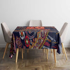 Adelaide Crows NAIDOC Week 2026 Tablecloth Australian Aboriginal Dot Art Dreamtime Pattern Style