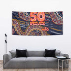 Adelaide Crows NAIDOC Week 2026 Tapestry Australian Aboriginal Dot Art Dreamtime Pattern Style