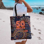 Adelaide Crows NAIDOC Week 2026 Tote Bag Australian Aboriginal Dot Art Dreamtime Pattern Style