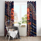 Adelaide Crows NAIDOC Week 2026 Window Curtain Australian Aboriginal Dot Art Dreamtime Pattern Style