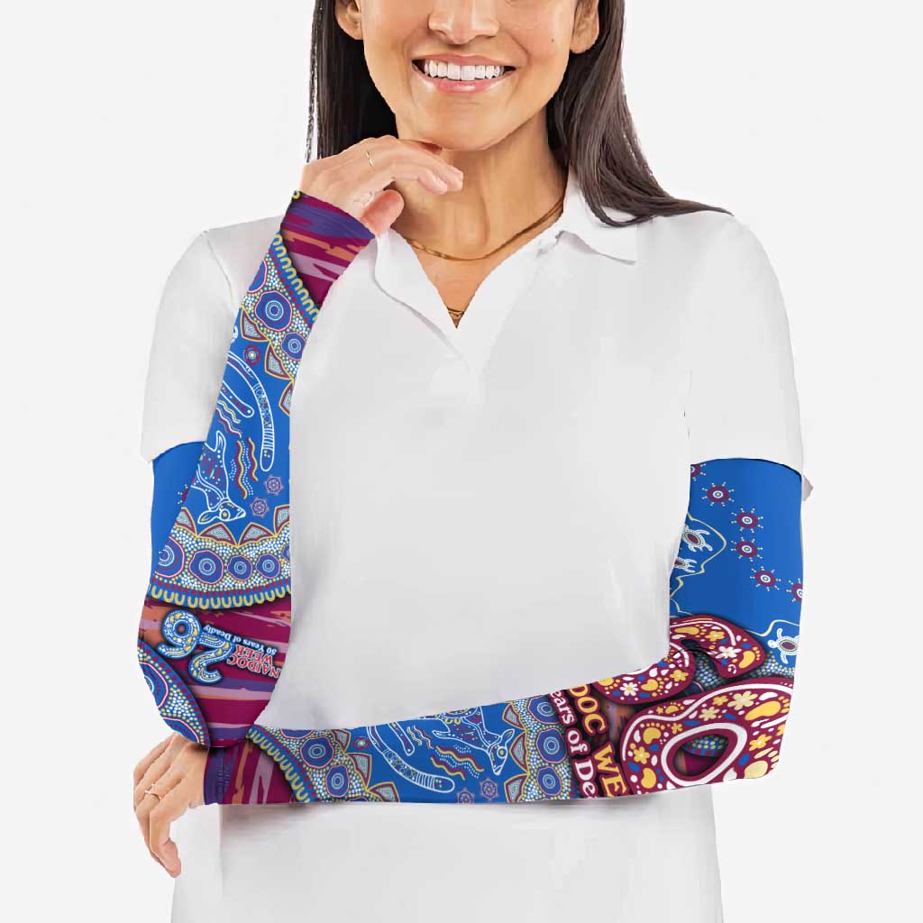 Brisbane Lions NAIDOC Week 2026 Arm Sleeves Australian Aboriginal Dot Art Dreamtime Pattern Style