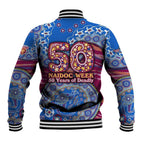 Brisbane Lions NAIDOC Week 2026 Baseball Jacket Australian Aboriginal Dot Art Dreamtime Pattern Style