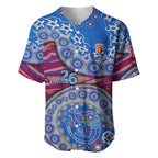Brisbane Lions NAIDOC Week 2026 Baseball Jersey Australian Aboriginal Dot Art Dreamtime Pattern Style