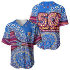 Brisbane Lions NAIDOC Week 2026 Baseball Jersey Australian Aboriginal Dot Art Dreamtime Pattern Style