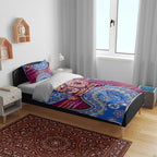 Brisbane Lions NAIDOC Week 2026 Bedding Set Australian Aboriginal Dot Art Dreamtime Pattern Style