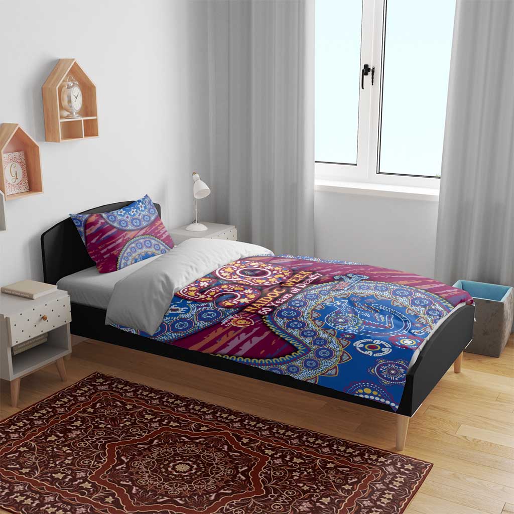 Brisbane Lions NAIDOC Week 2026 Bedding Set Australian Aboriginal Dot Art Dreamtime Pattern Style