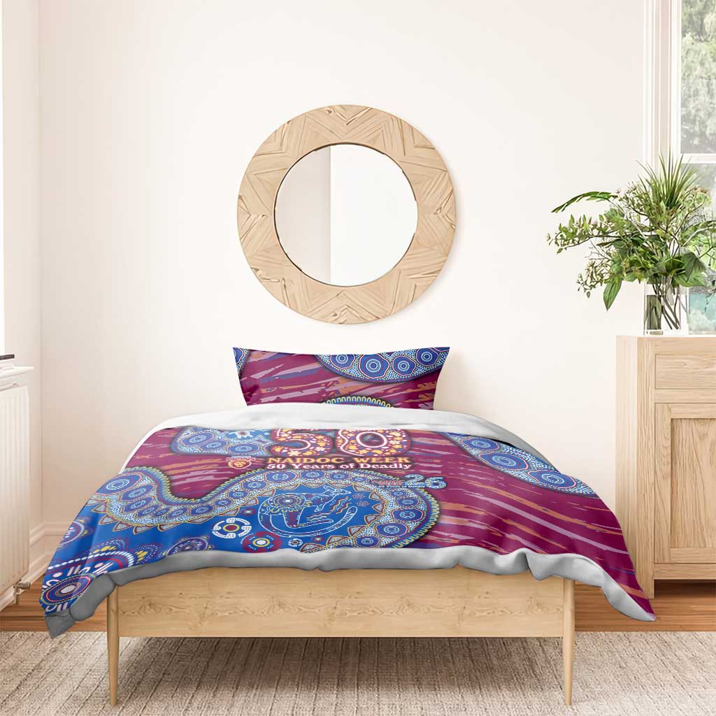 Brisbane Lions NAIDOC Week 2026 Bedding Set Australian Aboriginal Dot Art Dreamtime Pattern Style