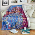 Brisbane Lions NAIDOC Week 2026 Blanket Australian Aboriginal Dot Art Dreamtime Pattern Style