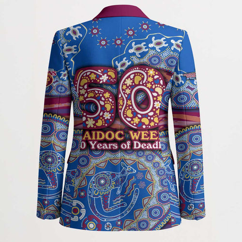 Brisbane Lions NAIDOC Week 2026 Blazer Australian Aboriginal Dot Art Dreamtime Pattern Style