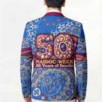 Brisbane Lions NAIDOC Week 2026 Blazer Australian Aboriginal Dot Art Dreamtime Pattern Style