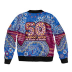 Brisbane Lions NAIDOC Week 2026 Bomber Jacket Australian Aboriginal Dot Art Dreamtime Pattern Style