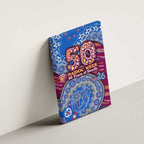 Brisbane Lions NAIDOC Week 2026 Canvas Wall Art Australian Aboriginal Dot Art Dreamtime Pattern Style