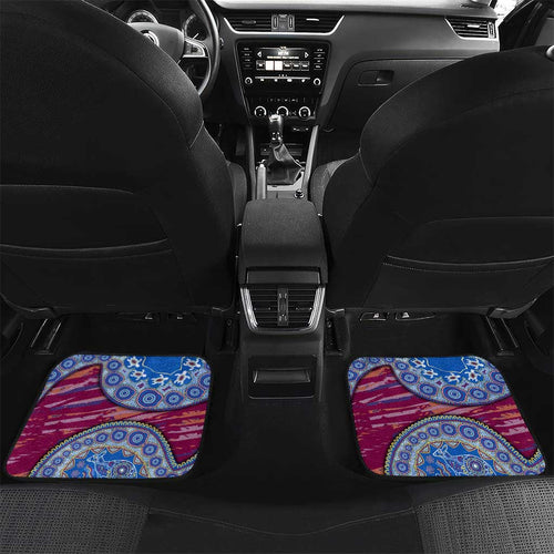 Brisbane Lions NAIDOC Week 2026 Car Mats Australian Aboriginal Dot Art Dreamtime Pattern Style