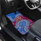 Brisbane Lions NAIDOC Week 2026 Car Mats Australian Aboriginal Dot Art Dreamtime Pattern Style