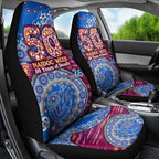 Brisbane Lions NAIDOC Week 2026 Car Seat Cover Australian Aboriginal Dot Art Dreamtime Pattern Style