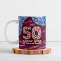 Brisbane Lions NAIDOC Week 2026 Ceramic Mug Australian Aboriginal Dot Art Dreamtime Pattern Style