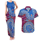 Brisbane Lions NAIDOC Week 2026 Couples Matching Tank Maxi Dress and Hawaiian Shirt Australian Aboriginal Dot Art Dreamtime Pattern Style