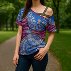 Brisbane Lions NAIDOC Week 2026 Cross Shoulder Shirt Australian Aboriginal Dot Art Dreamtime Pattern Style